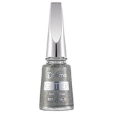 Flormar Holographic Silver Glitter Nail Polish: Shimmering, Long-Lasting, & Semi-Sheer Sparkly Polish for Stunning Nail Art