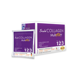 Suda Collagen: Type 1, 2 & 3 Unflavored Collagen Peptides - Boost Skin Elasticity & Joint Health - Bovine Collagen Supplement - 30 Single-Serve Packets