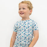 Blue Crabs Summer Pajama Set