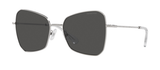Swarovski 7008 400187 Grey Metal Square Sunglasses 57mm