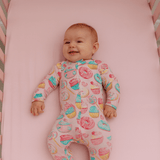 Sweet Tooth Zipper Footie
