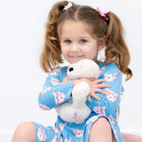 Pretty Pink Cat Swirly Girl Dress