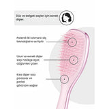 Tangle Teezer Mini Ultimate Detangler Satin Pink Chrome Brush