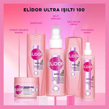 Elidor Ultra Shine 100 Repair Mask - 7.44 fl oz Deep Conditioning Hair Treatment for Damaged Hair Repair and Shine Enhancement