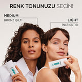 Loreal Paris Bright Reveal SPF 50+ Anti-Dark Spot Colored Fluid Daily Face Sunscreen 50ml - Light