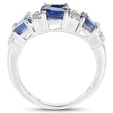2.44 Carat Genuine Kyanite .925 Sterling Silver Ring