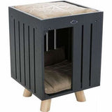 Trixie Cat Play House Anthracite Grey & Sand Beige 36x51x36cm