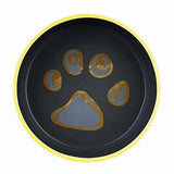Trixie Paw Print Ceramic Dog Bowl Non-Slip 0.4L 12cm