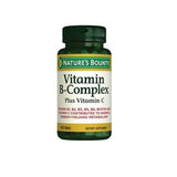 Nature's Bounty Vitamin B-Complex Plus Vitamin C Supplement - 60 Tablets - Immune System Support & Energy Boost