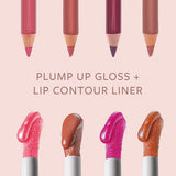 Pastel: Lip Plumping Gloss & Contour Liner Set - Achieve Fuller, Defined Lips with Vibrant Color & Easy Application.