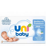 Uni Baby Newborn & Premature Wipes for Sensitive Skin 3x40