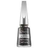 Flormar Glitter Semi-Transparent Nail Polish - Long-lasting, Shiny Nail Polish for Glamorous Nail Art