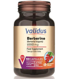 Validus Berberin 1000 mg Berberis Vulgaris Supplement 60 Capsules