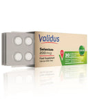 Validus Selenium 200 mcg Sublingual Dietary Supplement 30 Tablets