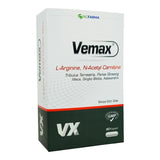 Vemax Dietary Supplement - Herbal Extract Blend, Halal Certified, 60 Capsules