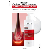 Vichy Dercos Energising Shampoo for Thinning Hair Refill 500 ml