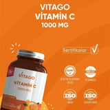Vitago Premium Vitamin C 1000 mg Daily Supplement 60 Tablets