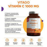Vitago Premium Vitamin C 1000 mg Daily Supplement 60 Tablets