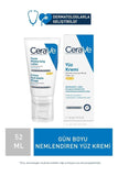 CERAVE Moisturizing Face Cream with SPF 50 - Hydrating, Non-Comedogenic Skincare for Normal to Dry Skin