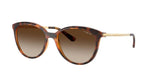 Vogue Women's Sunglasses Tortoise Frame Brown Lenses 53mm