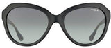 Vogue 2845-S W44s/11 Black Gradient Sunglasses 56mm