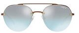 Vogue 4113-S Copper Metal Sunglasses with Mirror Lenses