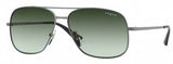 Vogue 4161-S 548/8E Gunmetal Gradient Sunglasses 58mm