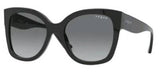 Vogue 5338-S W44/11 Black Square Sunglasses 54mm