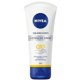 Nivea Anti-Aging Hand Cream with Q10 Formula - Moisturizing, UV Protection, Non-Greasy Hand Care for Dry Hands