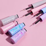 Beaulis Fun Metallic Chic Metalik Dipliner 805 Blue Sparkle - Glamorous Liquid Metallic Eyeliner for Intense Shine
