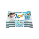 Uni Baby Active Toddler Wet Wipes for 24+ Months 3x15 Pack
