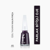 Flormar Long-lasting Nail Enamel 492 Eggplant - Nail Care & Beauty