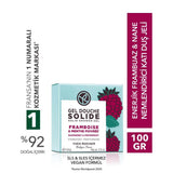 Solid Shower Gel with Moisturizing Raspberry & Mint 80g