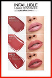 Loreal Paris Infaillible Noir Cherry Liquid Lipstick: Long Lasting, High Shine, Bold Color