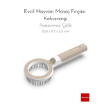 Pakeway O+ Series Magnifying Grooming & Massage Brush Brown