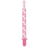 Wee Baby Zoo Pacifier Clip Pink for Secure Attachment