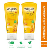 Weleda Baby Calendula Shampoo and Body Wash Twin Pack 2 x 200ml