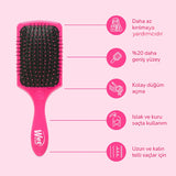 Wet Brush Paddle Detangler Thick Hair for Wide Hair Brush Pink