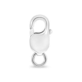 .925 Sterling Silver 1/4 Cttw White and Black Diamond Beagle Dog and Bone Pendant Necklace (I-J Color, I2-I3 Clarity) - 18" Inches