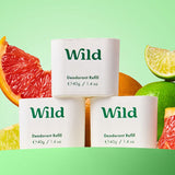 Wild Pink Grapefruit & Lime Refill Natural Deodorant 40g