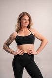 WOMEN'S | DEBUT SPORTS BRA : BLACK