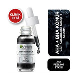 Garnier Face Serum - AHA BHA Charcoal Serum with Niacinamide for Acne Treatment and Skin Imperfections