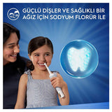 Oral-B Pro Kids Children's Toothpaste - Sodium Fluoride for Strong Teeth, Bubble Mint Flavor, 1.69 fl oz