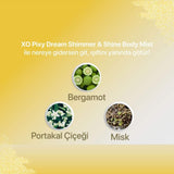 XO Pixy Dreams Shimmer Body Spray for Radiant Glow 150 ml
