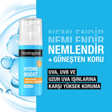 Neutrogena Hydro Boost SPF 50 Sunscreen Moisturizer: Hyaluronic Acid Daily Sun Protection for Face - Non-Greasy, Lightweight