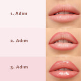Pastel Perfect: Plumping Lip Gloss & Contour Liner Duo - Achieve Fuller, Defined Lips with Ultra-Glossy Finish
