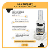 Morfose Milk Therapy: Hair Heat Protectant & Styling - Amino Acid & Milk Protein Damage Repair, Dual Phase Conditioner, 1.69 fl oz