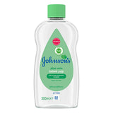 Johnson's Baby Aloe Vera Oil: Gently Moisturizes & Soothes Sensitive Skin, Ideal for Baby Massage - 10.14 fl oz