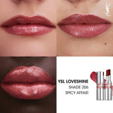 YSL Loveshine Lipstick 206 High-Shine Hydrating Lip Color