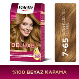 Palette Deluxe Golden Toffee Hair Dye 7-65 - Long-Lasting Nourishing Hair Color
